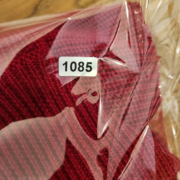 Eileen Fisher Red Merino 100% Wool Mock Neck Sweater | Size L - Picture 11 of 11